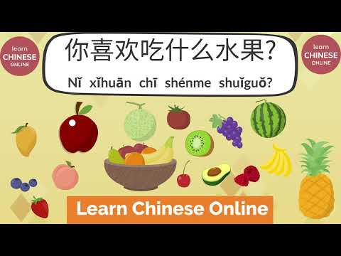 Learn Different Fruits in Mandarin Chinese | Chinese Listening & Speaking | Learn Chinese Online