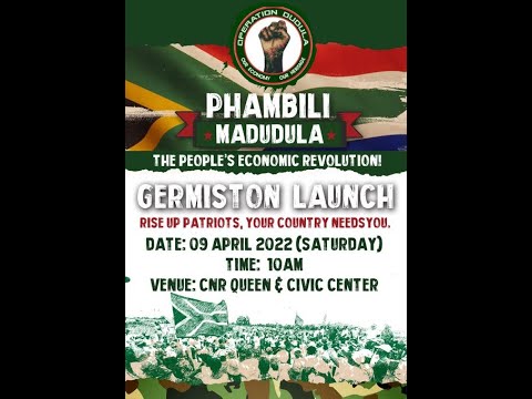 Operation Dudula Germiston Launch