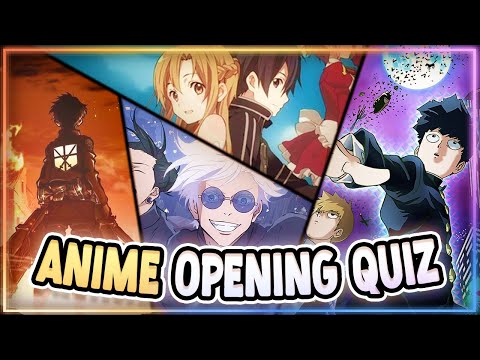 Anime Opening Quiz [Super Easy - Super Hard] | 50 Openings