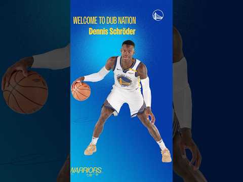 Dub Nation welcome Dennis Schröder. #warriors #nba #dubnation