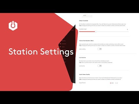 #10. Radio.co Studio: Station Settings