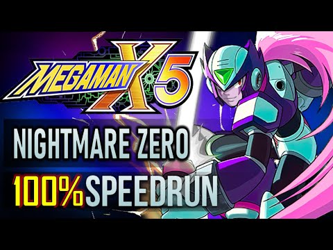 Mega Man X5: Nightmare Zero (100% No Damage Completion Run)