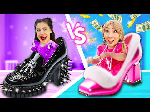 Rich Girl vs Broke Girl! Gadgets vs Hacks! Funny Relatable Situations by Crafty Hype