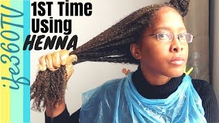 HOW TO Use HENNA Hair Dye on NATURAL HAIR