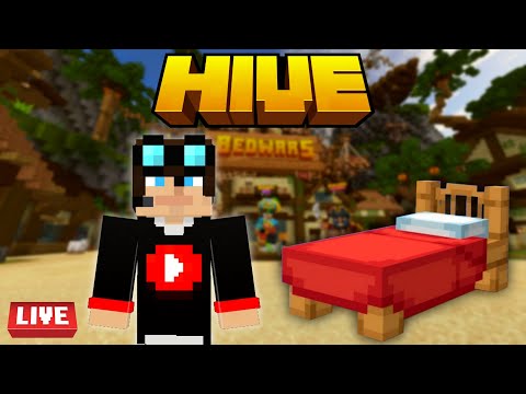 Live BED WARS The HIVE minecraft bedrock 1.21 (MCPE 1.21) - AO VIVO