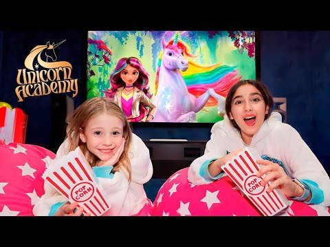 Nastya and Evelyn investigate the mystery of the Unicorn Academy