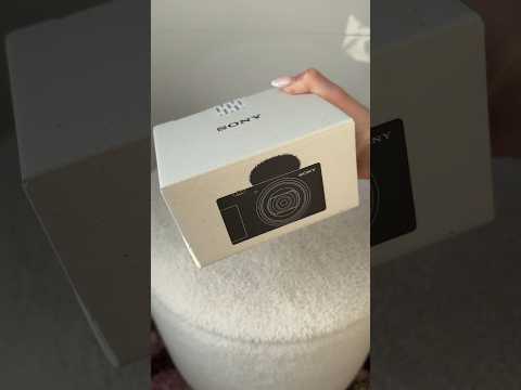 cam unboxing 📸🥹 #short #asmr #unboxing #sonyzv1f #satisfying #thatgirl #aesthetic