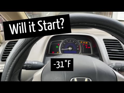 Will the Honda Start?  -31°F Windchill