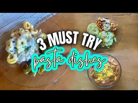 3 Must Try Pastas | Easy and Delicious Pasta Dinners | What's for Dinner | MEL COOP