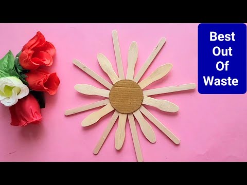 3 beautiful Ice-cream Sticks Craft | Best Out Of Waste