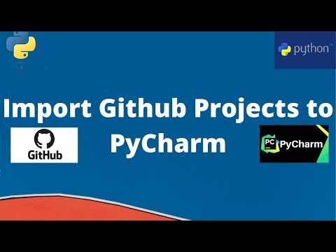 How to import GitHub projects into Pycharm?