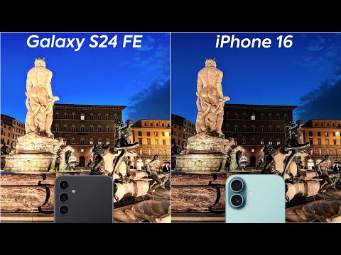 Samsung Galaxy S24 FE vs iPhone 16 Camera Test