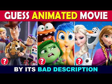 Guess the Animated Movie by Hilariously Bad Description! 🤣