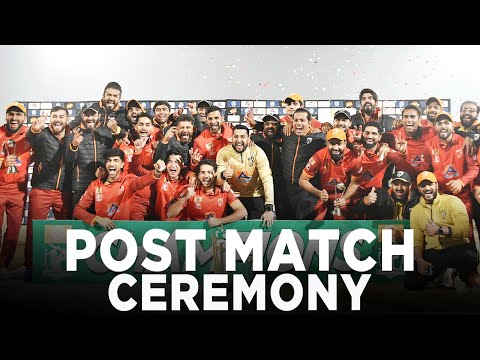 Post Match Ceremony | ABL Stallions vs UMT Markhors | Match 22 | THE FINAL | Champions Cup 2024