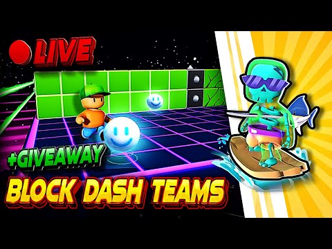 🔴 Block Dash Teams LIVE🔥| EU Server🌍 | Stumble Guys🥊| #stumbleguys #blockdash