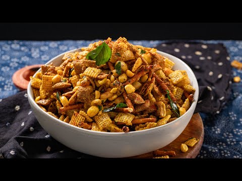 Chex Chevdo | Indian Spiced Chex Mix