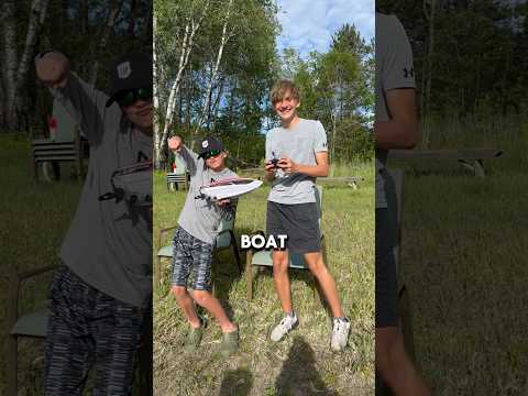 We went fishing with an RC Boat!  #funny #trending #fishing #rcboat #rc