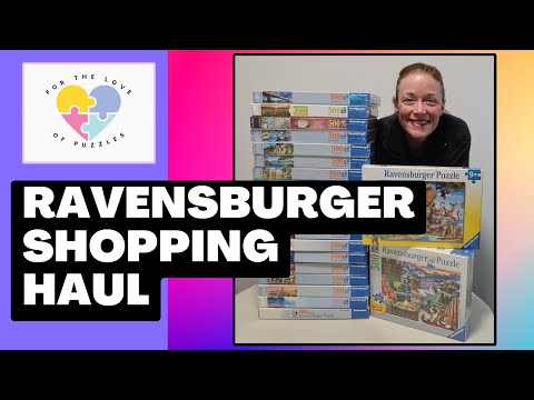 HUGE Ravensburger Jigsaw Puzzle Shopping Haul