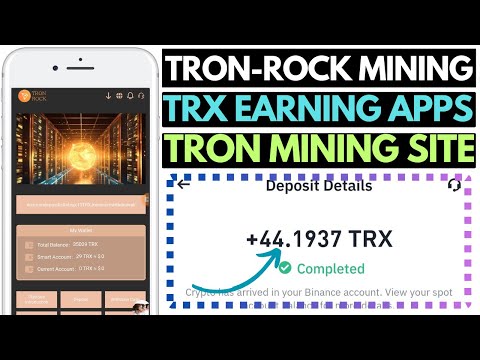 TRON-ROCK | New TRX Investment Platform | TRON Mining Site | New TRX Earning Website in 2024