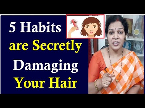 "5 Habits Secretly Damaging Hair" - Be Aware Of These 5 Habits