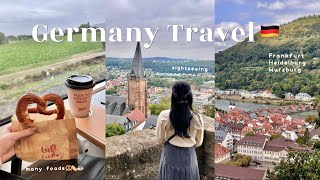 5泊7日ドイツ旅行🇩🇪｜鉄道で巡る､フランクフルト近郊のメルヘンで可愛い街【Germany Trip #1】