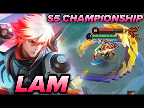 LAM "T-REX LEGEND SKIN" S5 CHAMPIONSHIP SEMIFINALS GAMEPLAY - HONOR OF KINGS