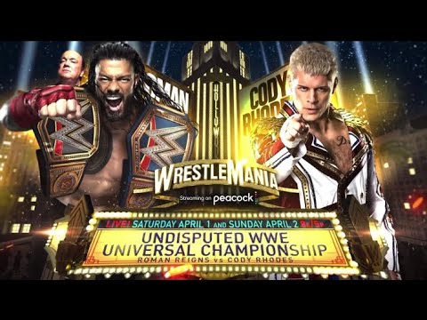 WWE WrestleMania 39 Official And full Match Card HD