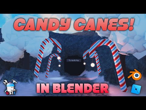 How to create CANDY CANES for your games!