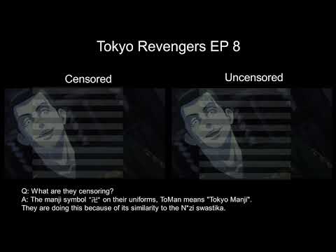 Tokyo Revengers EP 8 - Censored vs Uncensored (COMPARISON)