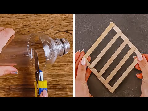 7 Incredible Upcycling Projects | Popsicle Stick Crafts & DIY Ideas With Plastic Bottles