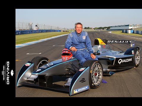 Tiff Needell's first drive in a Formula E race car