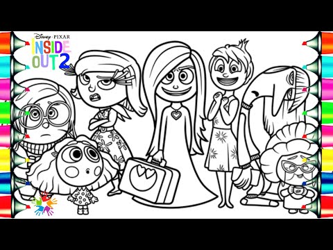 Inside Out 3 Coloring Pages / New Emotion Love / NCS Music