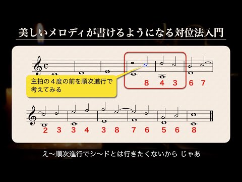 美しいメロディが書けるようになる対位法入門