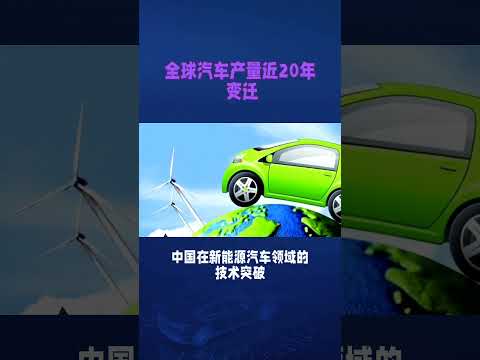 全球汽车产量近20年 变迁#科技改变生活 #智能汽车 #新能源电动汽车 #商业思维