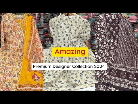 Premium Designer Collection - Cotton Suits, Muslin Suits , Designer Collection 2024