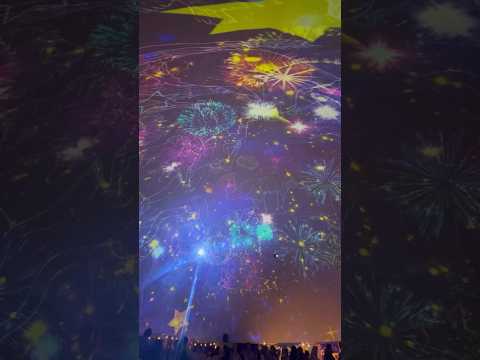 Limited time only! Fireworks display held at Planetarium TOKYO! #shorts