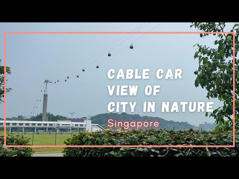 Aerial View fr. Singapore Cable Car - City in Nature 高空瞭望大自然的城市-圣淘沙新加坡