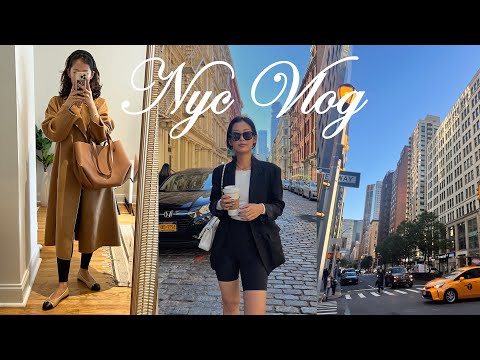 NEW YORK VLOG |  new hair, fall haul, apartment search, & catching up with friends!