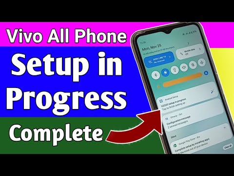 Vivo Tap to Finish to setting up complete