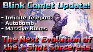 Infinite Blink Comet Autobomber - Archmage Lightning Conduit Stormweaver Sorceress - Path of Exile 2