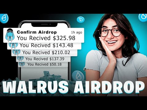 Walrus Airdrop Claim $740 | Confirmed Airdrop💰 | Backed By Sui Network | New Airdrop Today