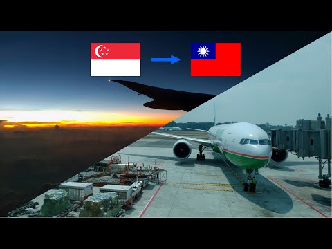 長榮航空 EVA Air 波音777-300ER 新加坡-台北(桃園機場) Singapore - Taipei