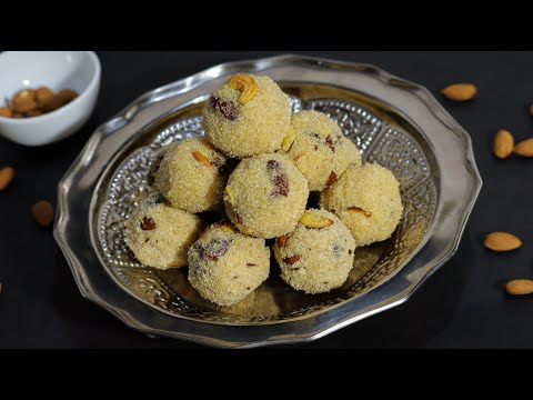 Easy , Tasty & juicy no sugar rava ladoo | Healthy rava ladoo recipe |