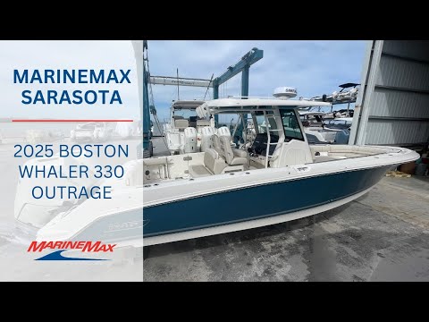 BRAND NEW | 2025 Boston Whaler 330 Outrage | Available NOW MarineMax Sarasota