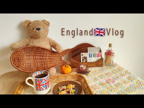 Shopping for antique and vintage goods in England in autumn │Haul│vlog