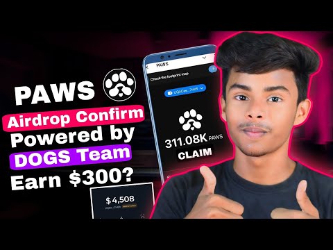 New Trending Telegram Bot Paws | Paws Withdraw | Paws Claim #techboyasik