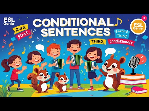 🎵The Conditional Sentences Fun Song: A Musical Journey 🎶Beginner to Advanced #grammarfun #eslsongs