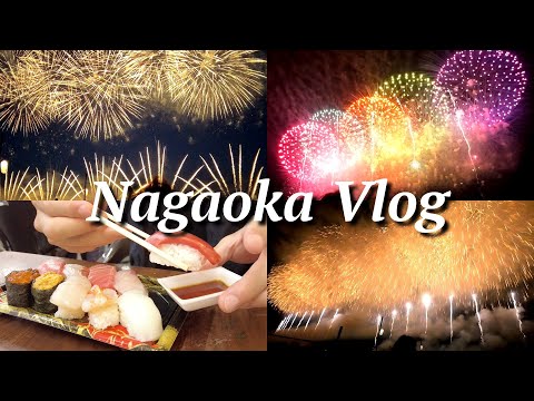 [ Nagaoka Vlog ] Nagaoka Fireworks 🎆 Prayers and messages for peace and reconstruction