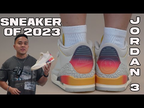 J Balvin Air Jordan 3 Medellín Sunset | Unboxing, Review and On foot