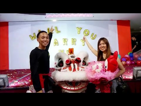 Gary Ko 和Shirley Yong求婚记 (舞狮求婚 )